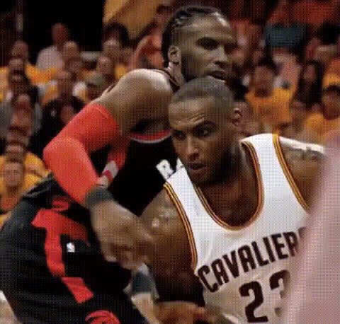 Lebron James Reacting In Game