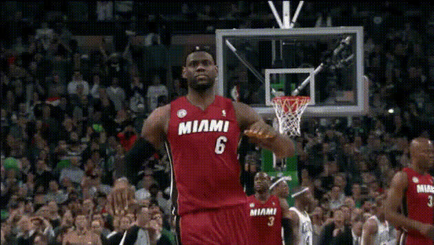 Lebron James Smiling Gesturing