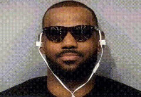 Lebron James Smiling Portrait