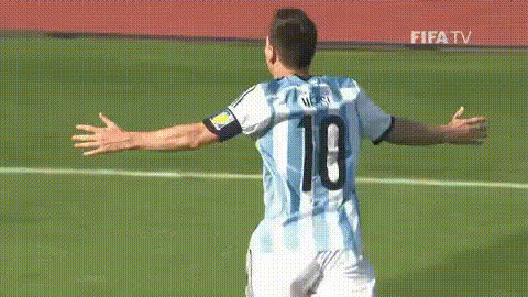 Lionel Messi Celebrating Goal 2