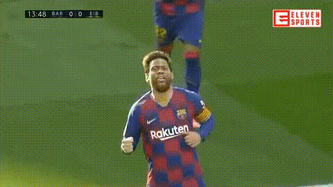 Lionel Messi Celebration High Five