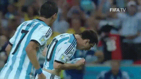 Lionel Messi In Distress