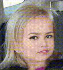 Little Girl Making Funny Face