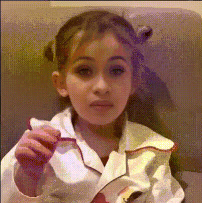 Little Girl Rolling Her Eyes 1