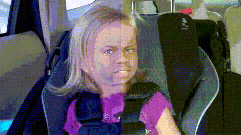 Little Girl Reaction Face
