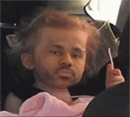 Little Girl Rolling Her Eyes