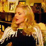 Madonna Smiling And Laughing