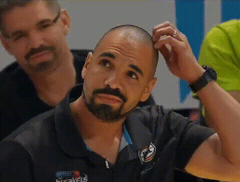 Man Adjusting His Hair