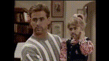Man And Little Girl Shocked