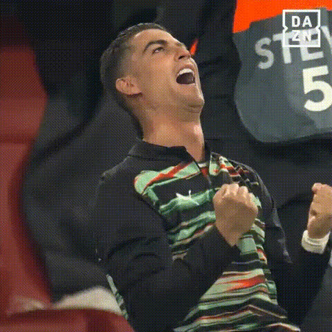 Man Celebrating With Fists