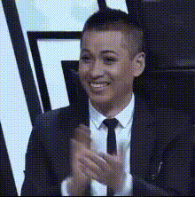 Man Clapping Smiling
