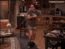 Man Dancing In Living Room 1