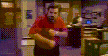 Man Dancing In Office