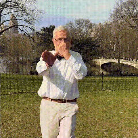 Man Dancing In Park