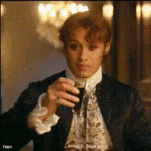 Man Drinking Wine