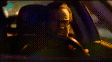 Man Driving At Night