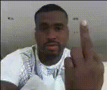 Man Giving Middle Finger