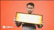 Man Holding On Air Sign 1