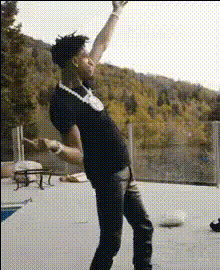 Man In Black Dancing