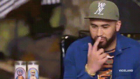 Man In Blue Jacket Thinking