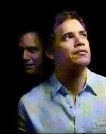 Man In Blue Shirt Faces