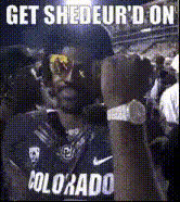 Man In Colorado Jersey Cheering