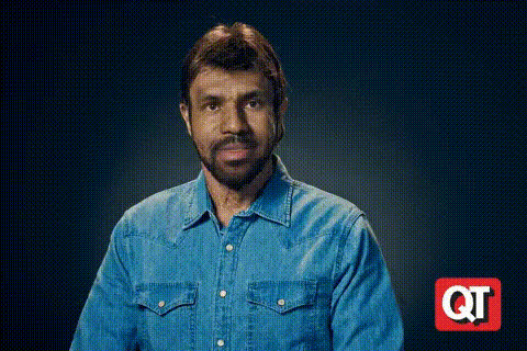 Man In Denim Shirt Portrait