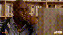 Man In Front Of Computer