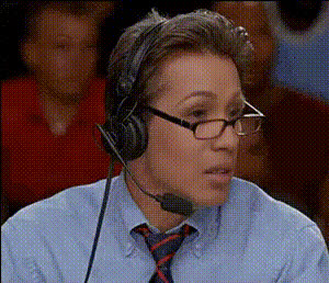 Man In Headset Shocked