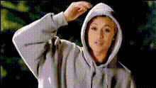 Man In Hoodie Looking Ahead