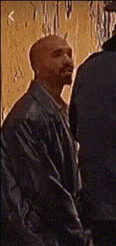 Man In Leather Jacket Waves