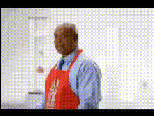 Man In Red Apron