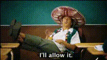 Man In Sombrero Classroom Scene