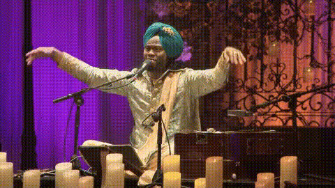 Man In Turban Singing