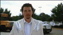 Man In White Jacket
