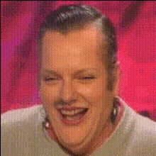 Man Laughing With Mustache