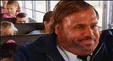 Man On School Bus