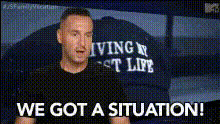 Man Reacting To Situation