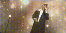Man Singing On Stage