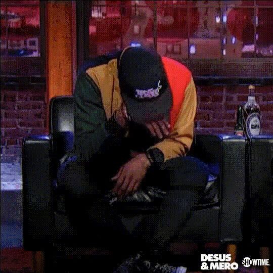 Man Sitting On A Couch