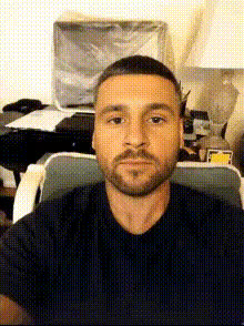 Man Taking Selfie At Desk
