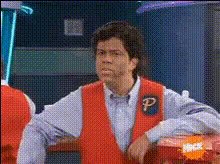 Man Wearing Red Vest