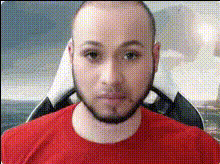Man With Beard Looks Surprised