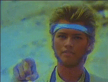 Man With Blue Headband