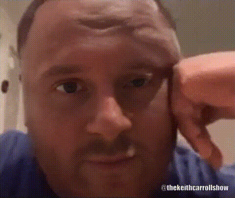 Man With Comically Wide Eyes