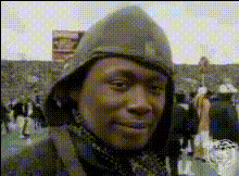 Man With Helmet And Scarf