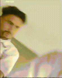 Man With Mustache Funny Face