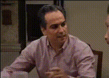 Man With Mustache Talking