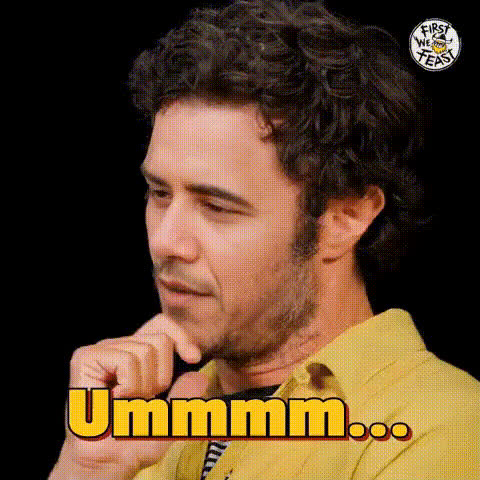 Man With Puzzled Expression Thinking