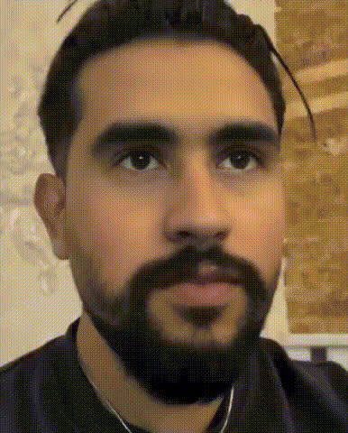 Man With Shocked Facial Expression